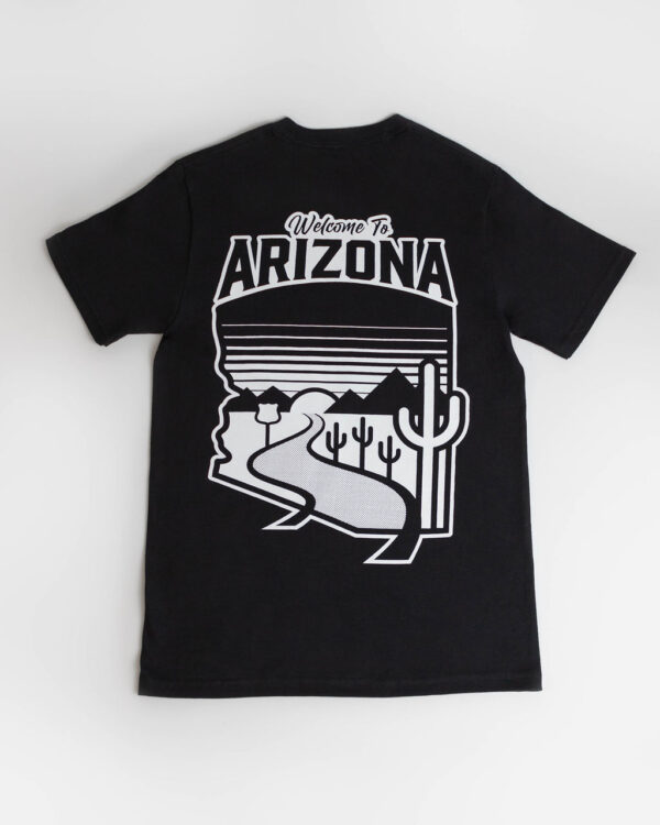 Welcome to Arizona Logo Tee (Blk) - Image 3